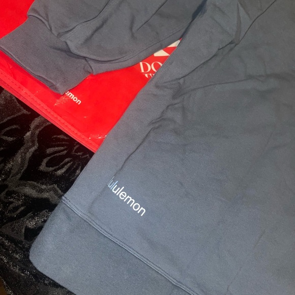 Lululemon Perfectly Oversized Crew Pullover. Slate Blue. Size 14 - Picture 8 of 9